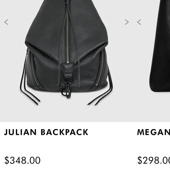 Rebecca Minkoff Julian backpack soft black suede leather and gold hardware - Picture 8 of 9